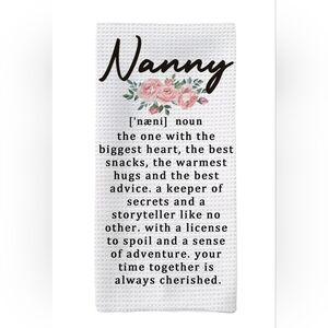 Floral Nanny Kitchen Towel